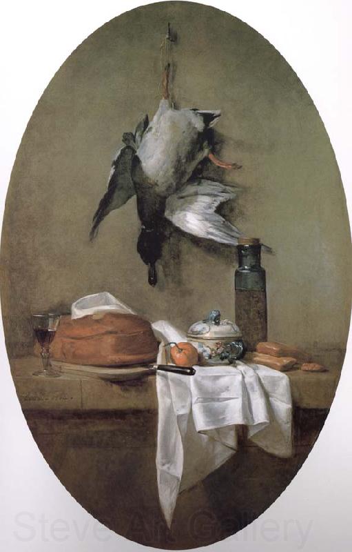 Jean Baptiste Simeon Chardin Duck bowl and olive oil